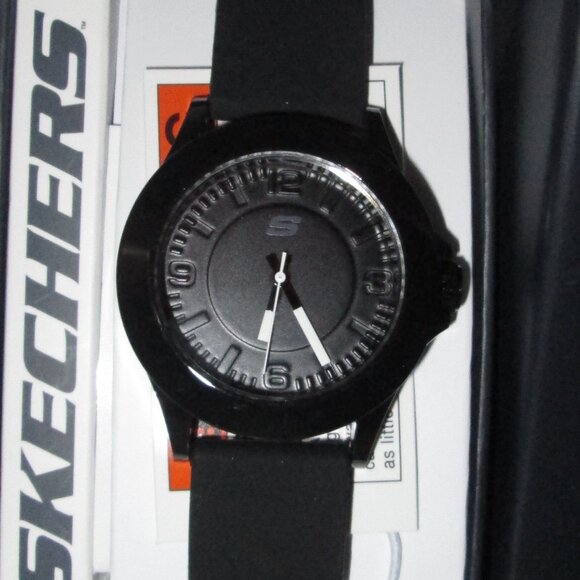 Skechers Women's Rosencrans Midsize Quartz Three-Hand Watch Black SR6024W - Picture 2 of 5